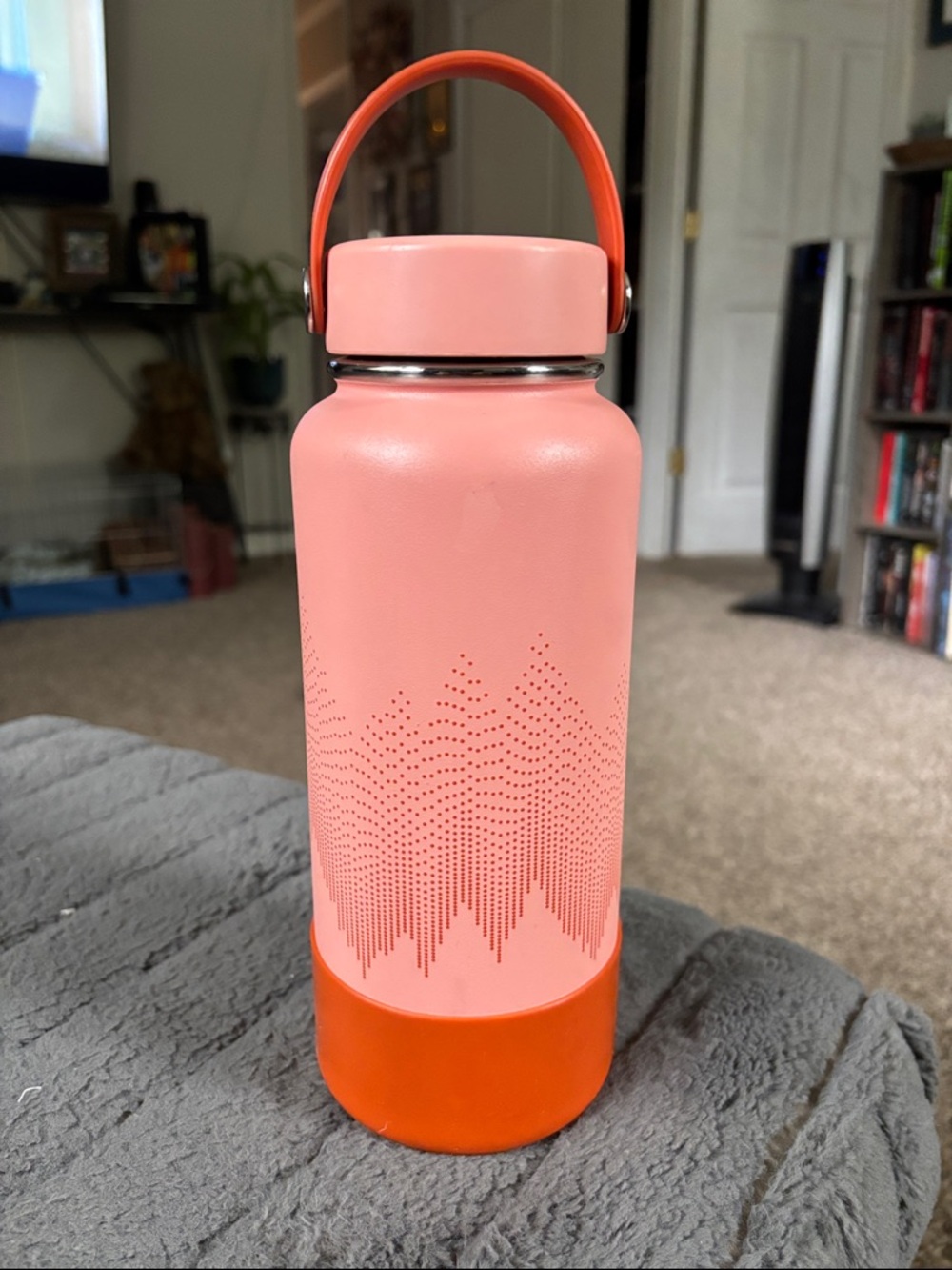 32oz Hydro Flask Alpenglow Pink  Limited Edition Wide Mouth Bottle Rare - Picture 3 of 8